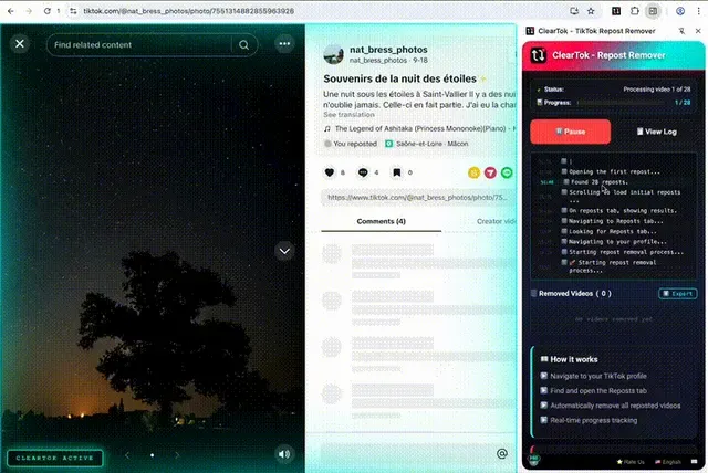 ClearTok PC Extension Demo