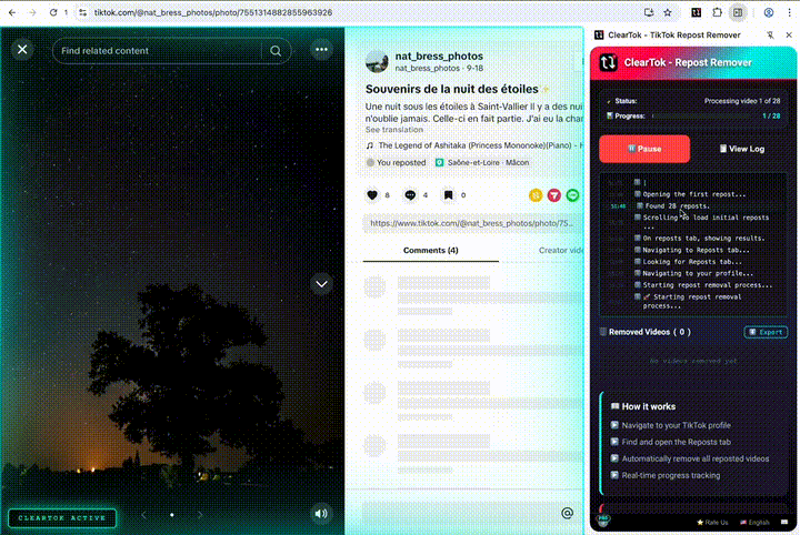 ClearTok PC Extension Demo